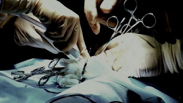 Скріншот з документального фільму про видалення органів у живих в'язнів совісті «Давиди і Голіаф». Фільм був визнаний кращою документальною картиною на Міжнародному кінофестивалі в Гамільтоні в Канаді 9 листопада 2014