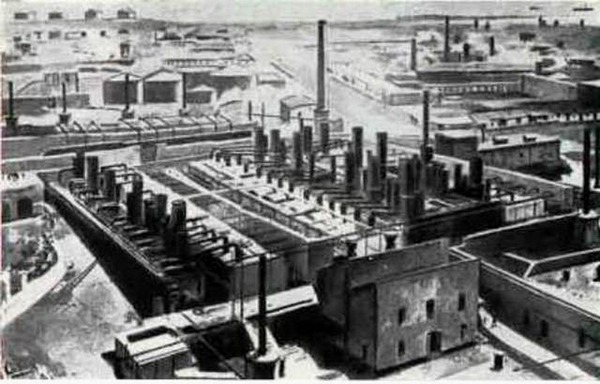 Нефтеперегонный завод Нобелей в Баку, конец 1880 гг. Фото: commons.wikimedia.org Нефтеперегонный завод Нобелей в Баку, конец 1880 гг. Фото: commons.wikimedia.org