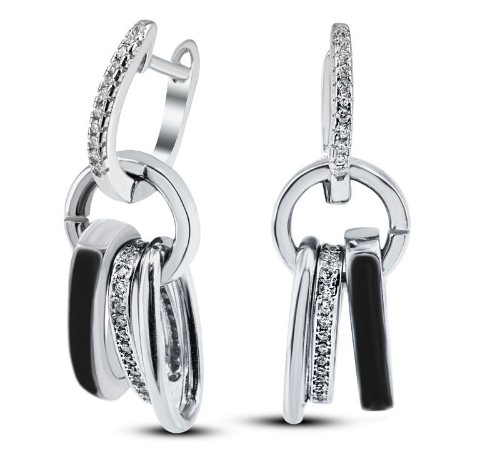 Серебряные серёжки
