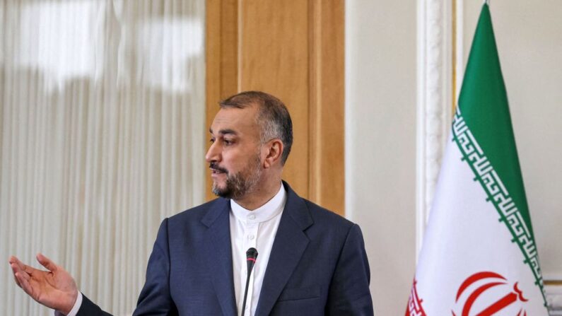Министр иностранных дел Ирана Хоссейн Амир-Абдоллахиан (ATTA KENARE/AFP via Getty Images)