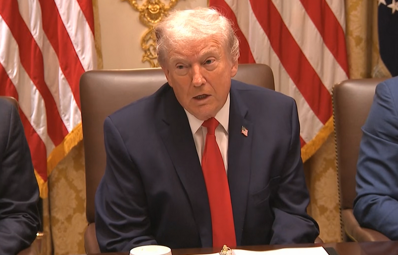 Президент США Дональд Трамп (Youtube/скриншот)