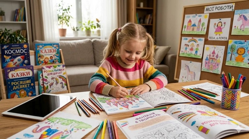 Розмальовки для дітей