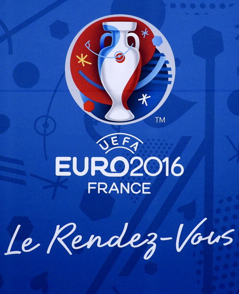 Логотип спортивных соревнований Евро-2016. Фото: FRANCK FIFE/AFP/Getty Images