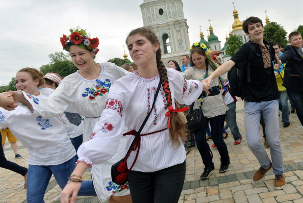 Марш вышиванок, Киев, 17 мая 2014 года. Фото: SERGEI SUPINSKY/AFP/Getty Images