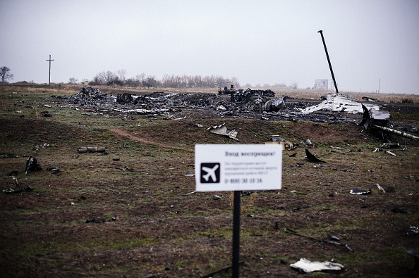 Место падения малазийского Боинга на Донбасе, 7 ноября 2014 года. Фото: DIMITAR DILKOFF/AFP/Getty Images