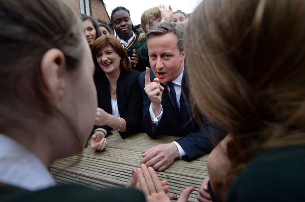 Дэвид Кэмерон на встрече со школьниками, 9 марта 2015 года.  Фото: Stefan Rousseau - WPA Pool/Getty Images