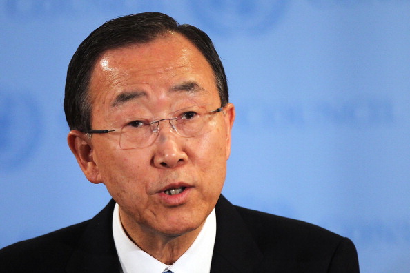 Генеральный секретарь ООН Пан Ги Мун. Фото: Spencer Platt/Getty Images