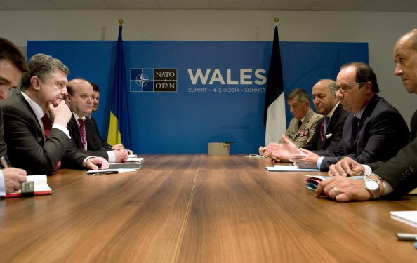 Обсуждение украинского вопроса на саммите НАТО в Уэльсе, 4 сентября 2014 года. Фото: ALAIN JOCARD/AFP/Getty Images