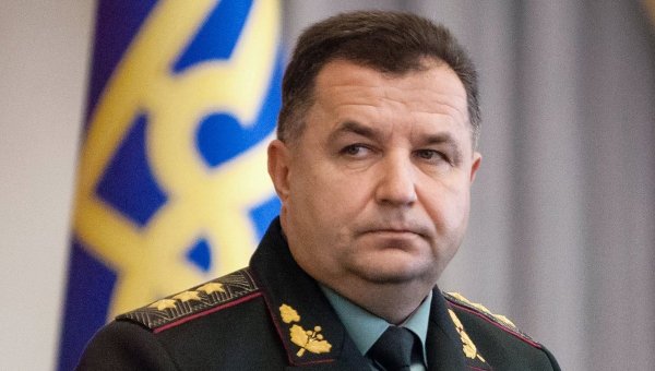 Министр обороны Украины Степан Полторак. Фото: 112.ua