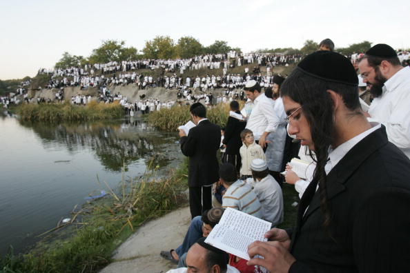 Святкування іудейського нового року, Умань, Україна, 24 вересня 2006 року. Фото: MENAHEM KAHANA/AFP/Getty Images