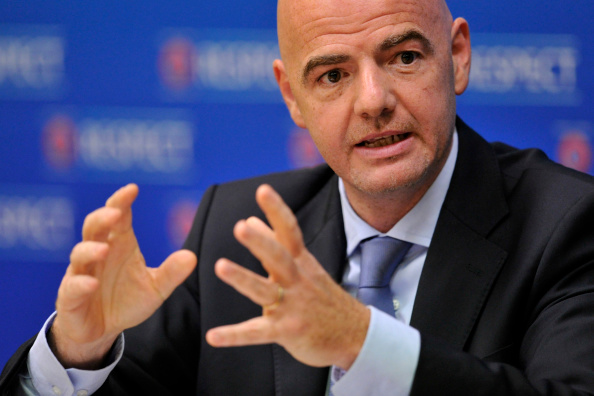 Генсек УЄФА Джанні Інфантіно. Фото: Harold Cunningham/Getty Images for UEFA