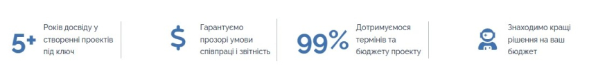 переваги веб студії