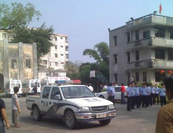 В посёлке Фэндунхай в провинции Гуандун по крестьянам открыли огонь. Фото с epochtimes.com