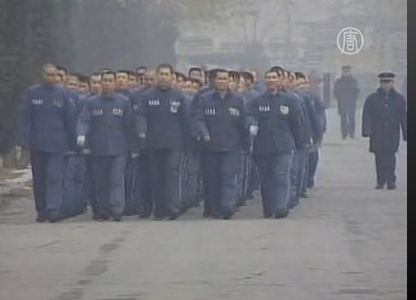 Ув'язнені в Китаї. Кадр з відео NTD