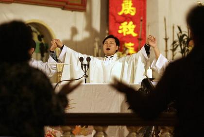Заходи китайських домашніх церков зазнають великих перешкод із боку влади. Фото: FREDERIC J. BROWN/AFP/Getty Images