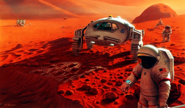 Марс. Фото: NASA/Pat Rawlings, SAIC