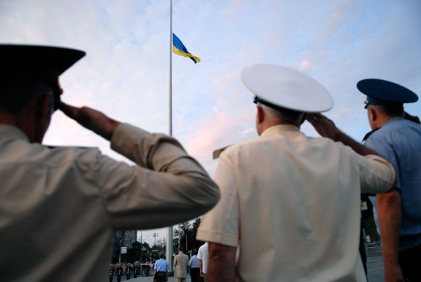 Генеральна репетиція параду прошла на Хрещатику . Фото: Володимир Бородін/The Epoch Times