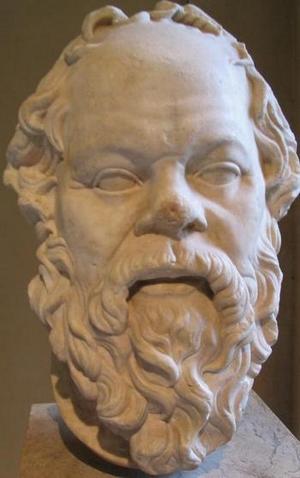 Портрет Сократа в Луврі, зроблений скульптуром римської епохи