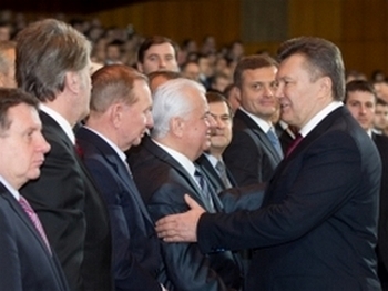 Все президенты Украины встретились на праздничной встрече по случаю Дня Соборности и Свободы. Фото: president.gov.ua