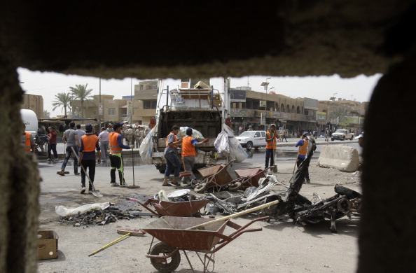 Террористический акт в Ираке, который произошел ранее, 19 апреля 2012 года. Фото: ALI AL-SAADI/AFP/GettyImages