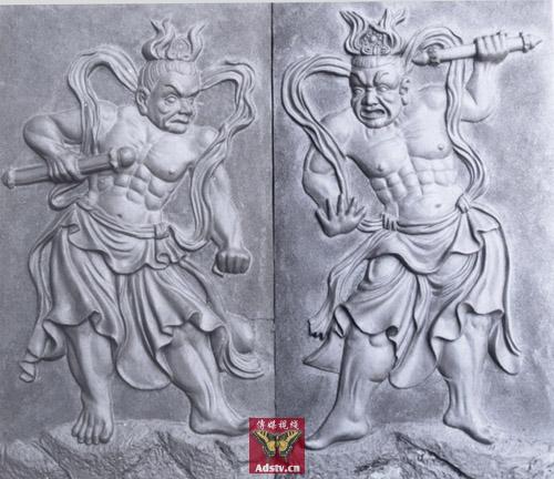 Боги-захисники дхарми Хен і Ха. Фото: adstv.cn