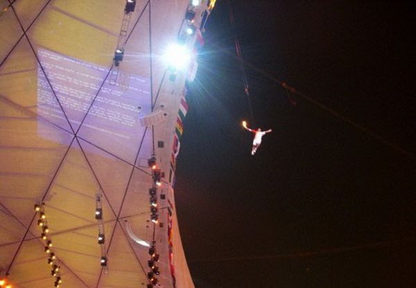 «Голубой экран смерти» на церемонии открытия Олимпиады. Фото: С сайта gizmodo