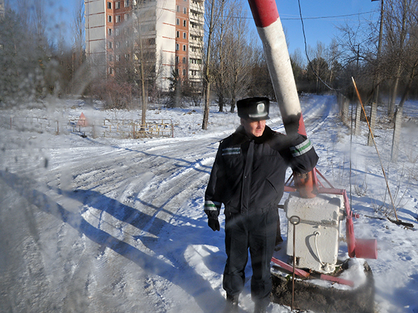 В'їзд до Прип'яті. Фото: Володимир Бородін/The Epoch Times