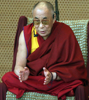 Далай-лама. Фото: Tasos Katopdis/Getty Images