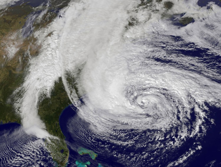 Ураган Сенді. Фото: NASA / Getty Images