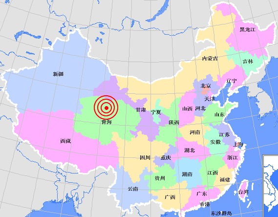 Землетрус силою 5,1 балів стався в провінції Цинхай. 5 листопада 2009 р.