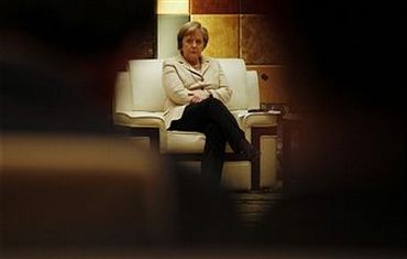 Канцлер Германии Ангела Меркель во время своего визита в Гуанчжоу. Китай, 3 февраля 2012 года. Фото: Bobby Yip-Pool/Getty Images