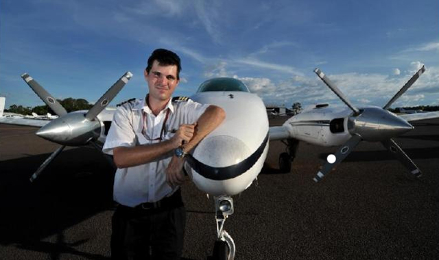 Пилот Брейден Бленнерхассет. Фото: Justin Sanson/ntnews.com.au