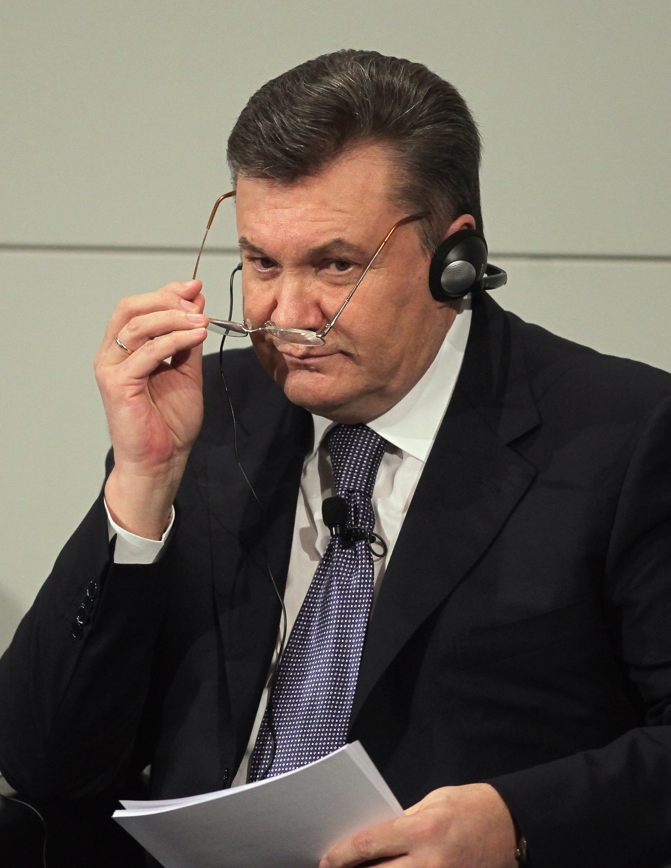 Президент Украины Виктор Янукович. Фото: Johannes Simon/Getty Images