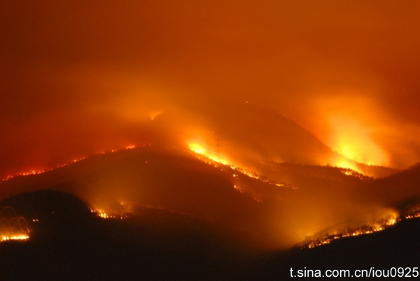 Пожар в провинции Юньнань. 28 февраля 2011 год. Фото с epochtimes.com