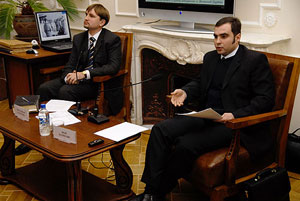 Конференцзал при СБУ. Фото: Владимир Бородин/Великая Эпоха