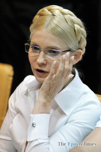 Экс-премьер Юлия Тимошенко говорит, что никогда не попросит у Януковича помилования. Фото: Владимир Бородин/The Epoch Times