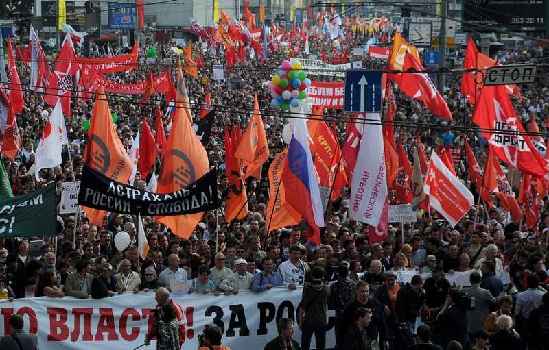 «Марш мільйонів» у Москві. Фото: ANDREY SMIRNOV/AFP/GettyImages