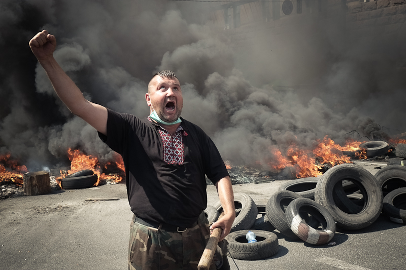 Події на Майдані 7 серпня 2014. Фото: Велика Епоха