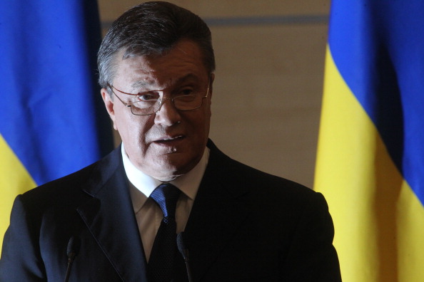 Віктор Янукович під час прес-конференції 11 березня 2014 року в Ростові-на-Дону, Росія. Фото: Sasha Mordovets/Getty Images