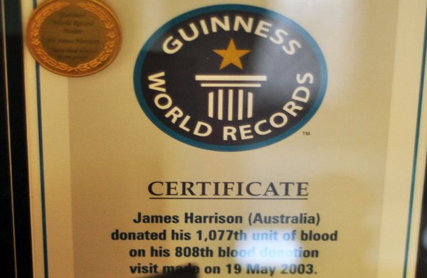 Незвичайні люди: ім’я Дж. Гаррісона внесено до Книги рекордів Гіннеса. Фото: Redflagmagazine.org