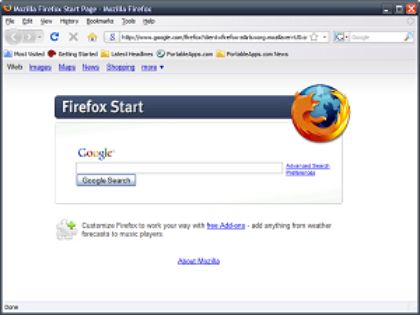 Портативная версия популярного браузера Firefox. Фото: The Epoch Times