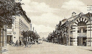 Вулиці Тайваню в період правління Японії (1895-1945 рр.).