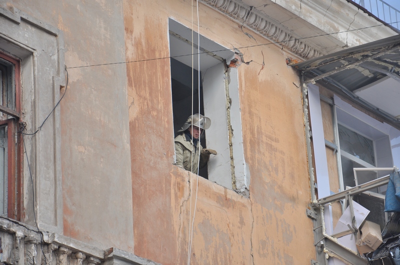 В Днепропетровске произошёл взрыв в жилом доме. Фото: mns.gov.ua 