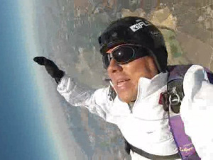 Знімок з камери парашутиста-щасливчика. Фото: Gerardo Flores