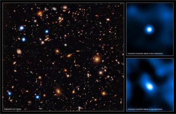 Самое глубокое рентгеновское изображение Вселенной, которое называется Глубокое поле Чандра-Юг. Фото: nasa.gov