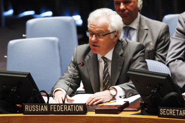 Віталій Чуркін на засіданні Ради безпеки ООН 22 липня 2014 року. Фото: Kena Betancur/Getty Images