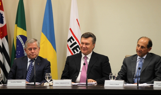 Виктор Янукович посетил Бразилию. Фото: пресс-служба Президента Украины