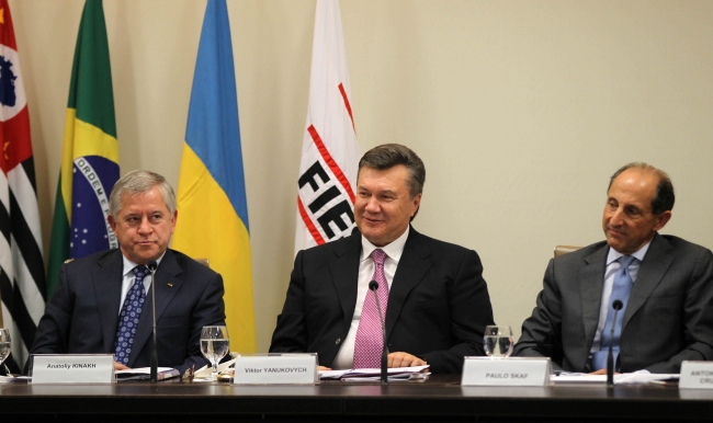 Виктор Янукович посетил Бразилию. Фото: пресс-служба Президента Украины