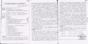 Копия свидетельства о психическом расстройстве Лян Цзиньхуэя. Фото: Великая Эпоха
