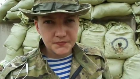Надія Савченко. Кадр з відео на Youtube